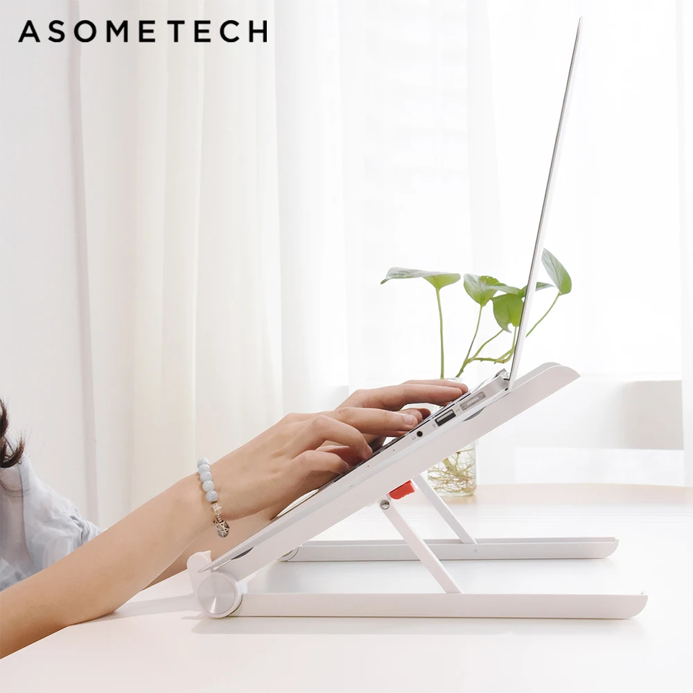 Регулируемая Складная подставка для ноутбука для Macbook Pro Air Stand настольная подставка для ноутбука поддержка подъемного излучающего портативного компьютера держатель