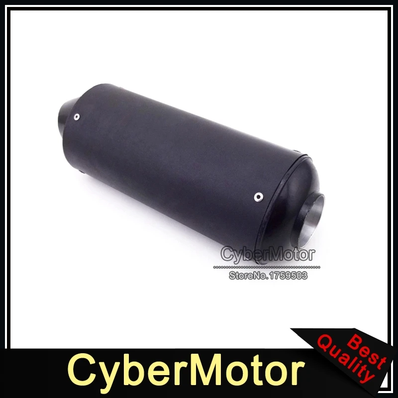 Motorcycle Black 38mm Exhaust Muffler For 110cc 125cc 140cc 150cc 160cc CRF50 XR50 KLX110 Thumpstar SSR Pit Dirt Trail Bike|exhaust muffler|38mm