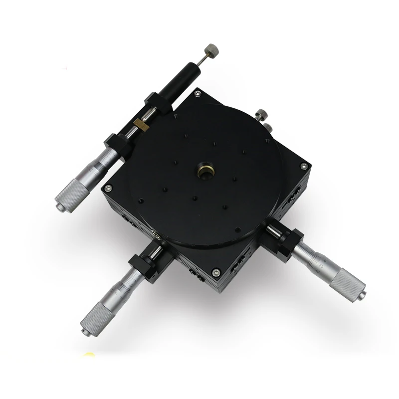 

XYR трехосевой оптический обрезная рама, высота, точный раздвижной стол Ручная настройка, вращение перевода