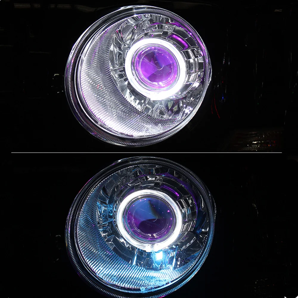 3 0 дюйма bixenon hid объектив проектора кожух Маска Крышка со светодиодными