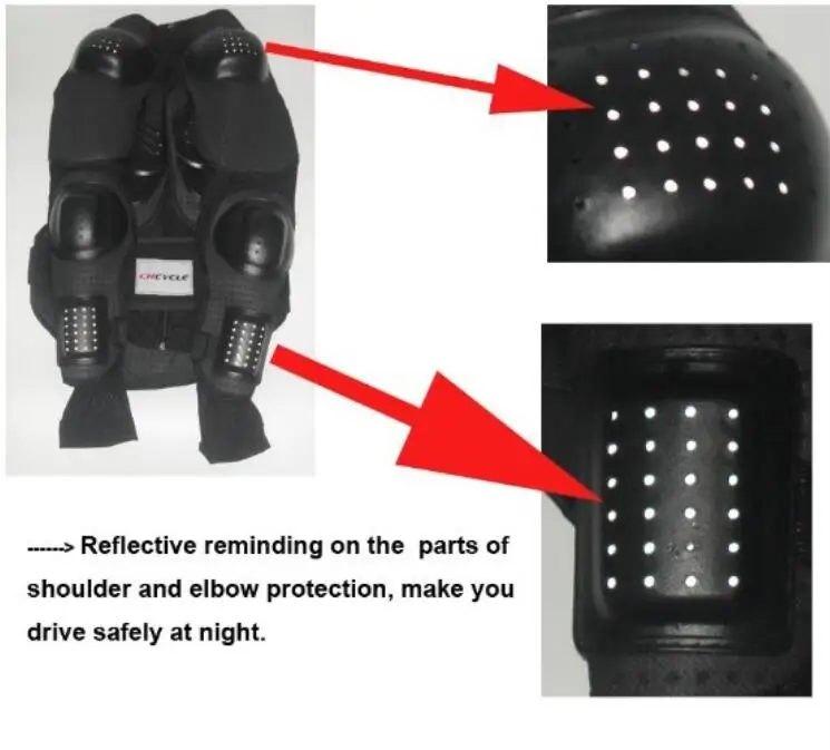 Броня на мотоцикл Chcycle мотоциклетная нагрудная и задняя куртка giacca от armour knight 5 xl