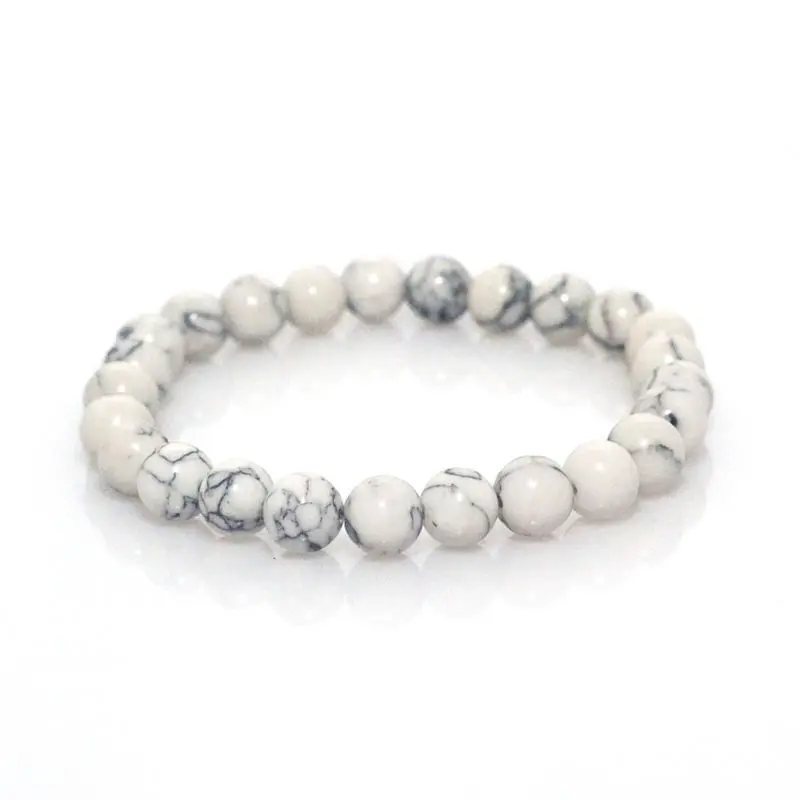 8 мм браслет из лавового камня браслеты Эластичный Шнур натуральный камень