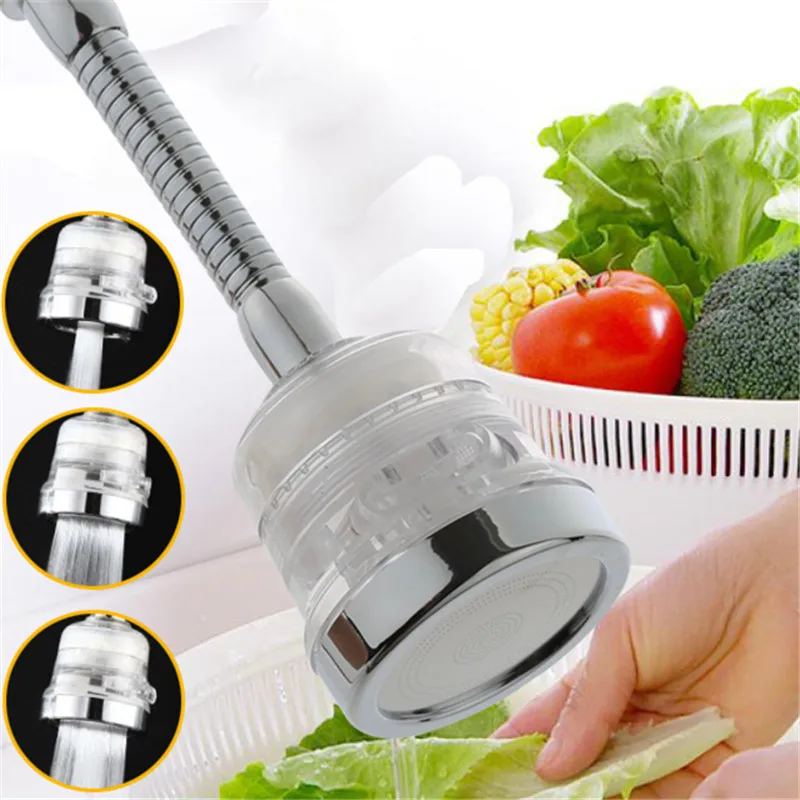 Водоочиститель с тремя функциями аэратор поворотным механизмом кран для