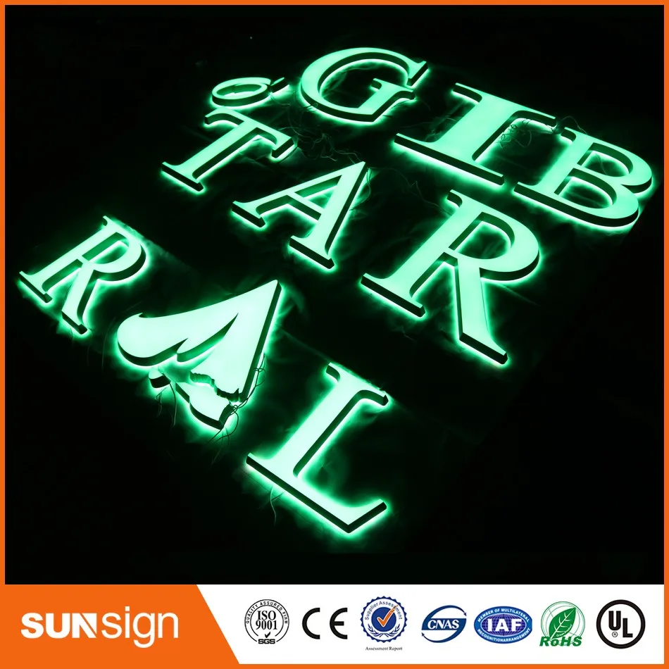 Wholesale illuminated acrylic letters custom a letter light