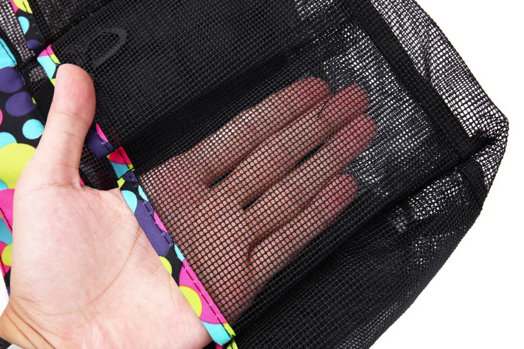 4 цвета пляжная Складная сетка для плавания сумка анти песок вода Ванна хранения