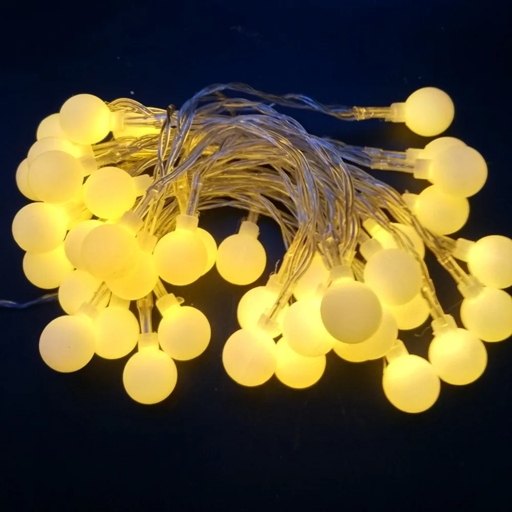 2017 НОВЫЙ 4 М 40 LED Красочный Бал Огни Строки А. Работающий От Батареи Фея Свадьбу