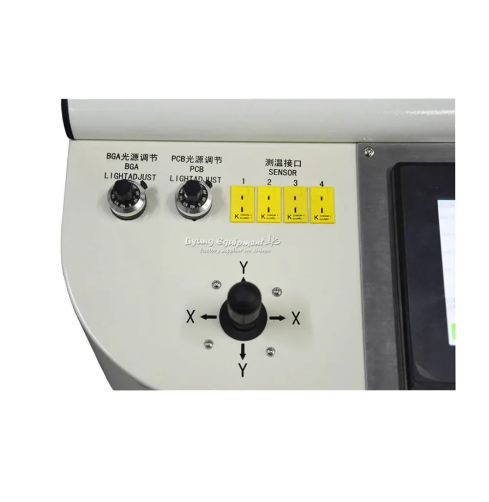 6600W LY G850 полуавтоматическая 3 зоны PCB Макс 50*45 см Горячего Воздуха BGA паяльная