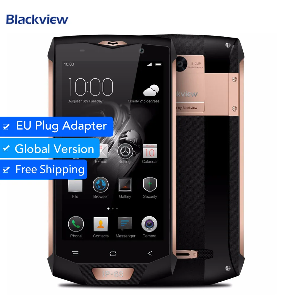 Blackview BV8000 Pro смартфон IP68 Водонепроницаемый 6G RAM 64G ROM 5 0 дюймов 1920*1080 16.0MP MT6757
