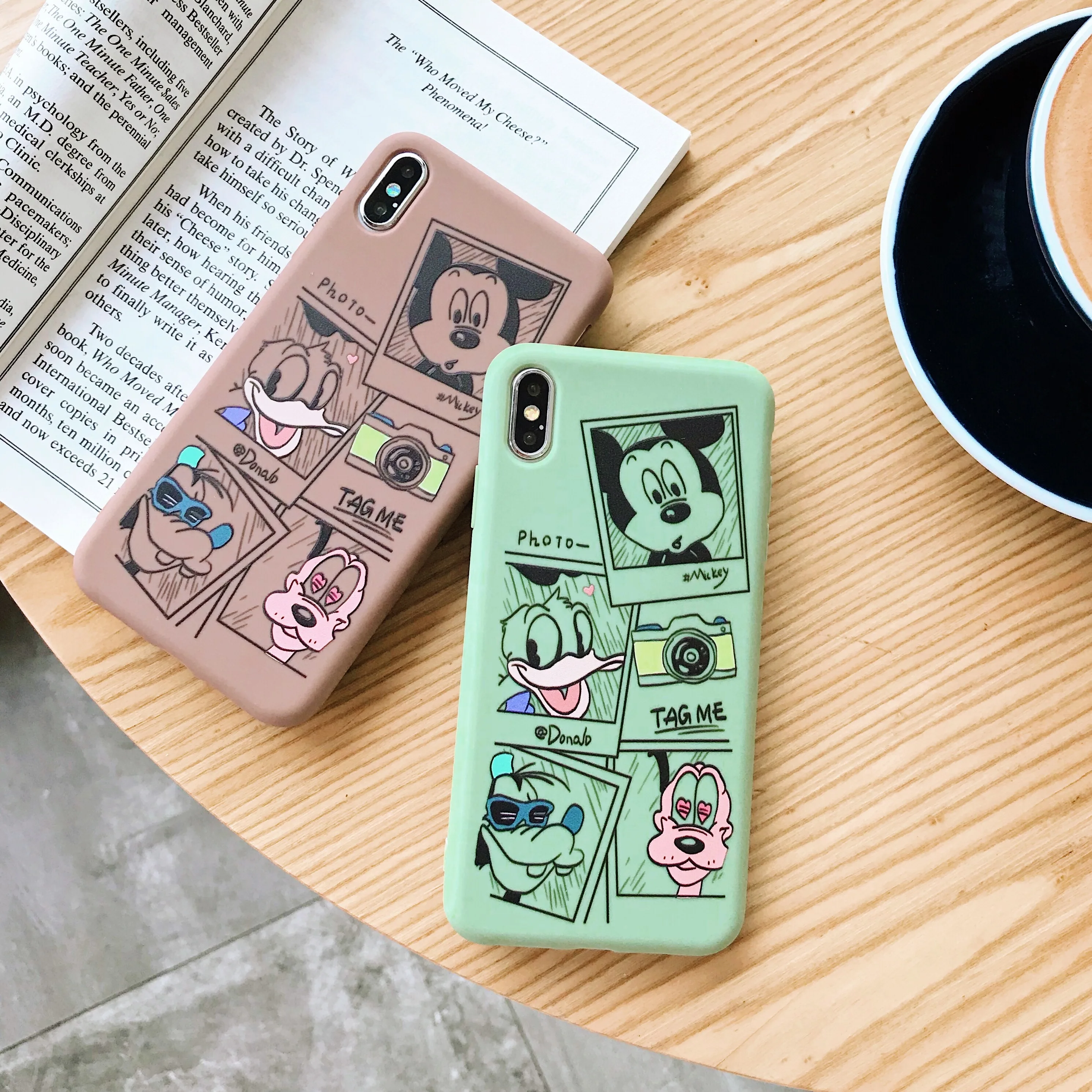 Чехол для мобильного телефона с мультипликационным принтом Микки iphone X/6/6 S/7/8/6 plus/6