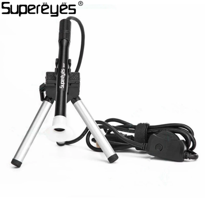 Цифровой микроскоп Supereyes B007 Портативный USB с увеличением в 300 раз инструмент для