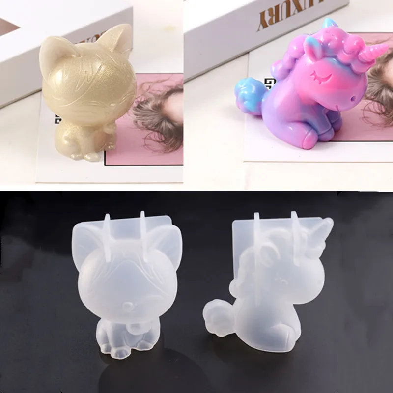 3D God beast Cheese Cat силиконовая форма сделай сам эпоксидные украшения декоративная для
