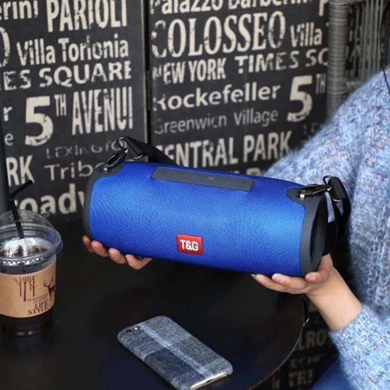 TG118 портативный Колонка высокой мощности беспроводной Bluetooth динамик сабвуфер для