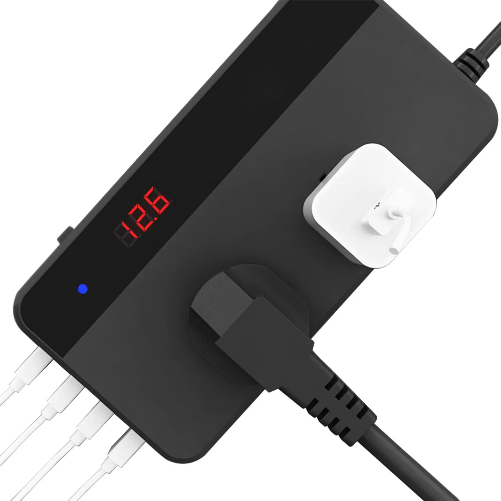 AOSHIKE автомобильный инвертор 12 В 220 200 Вт 4 USB Инвертор модифицированный