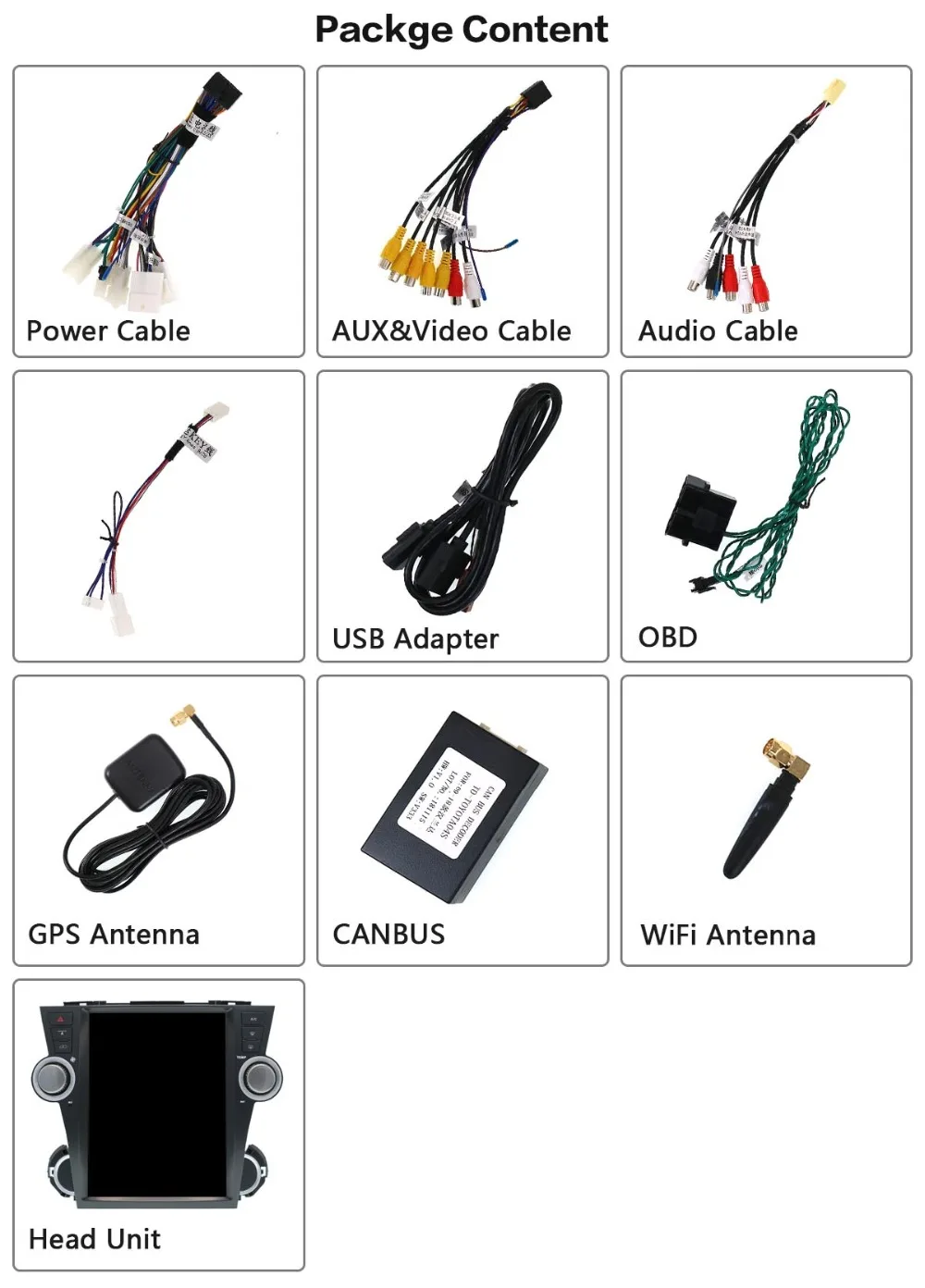 Aotsr Android 6 0 Тесла стиль автомобильный без DVD-плеера GPS навигация для Toyota Highlander 2009- 2013