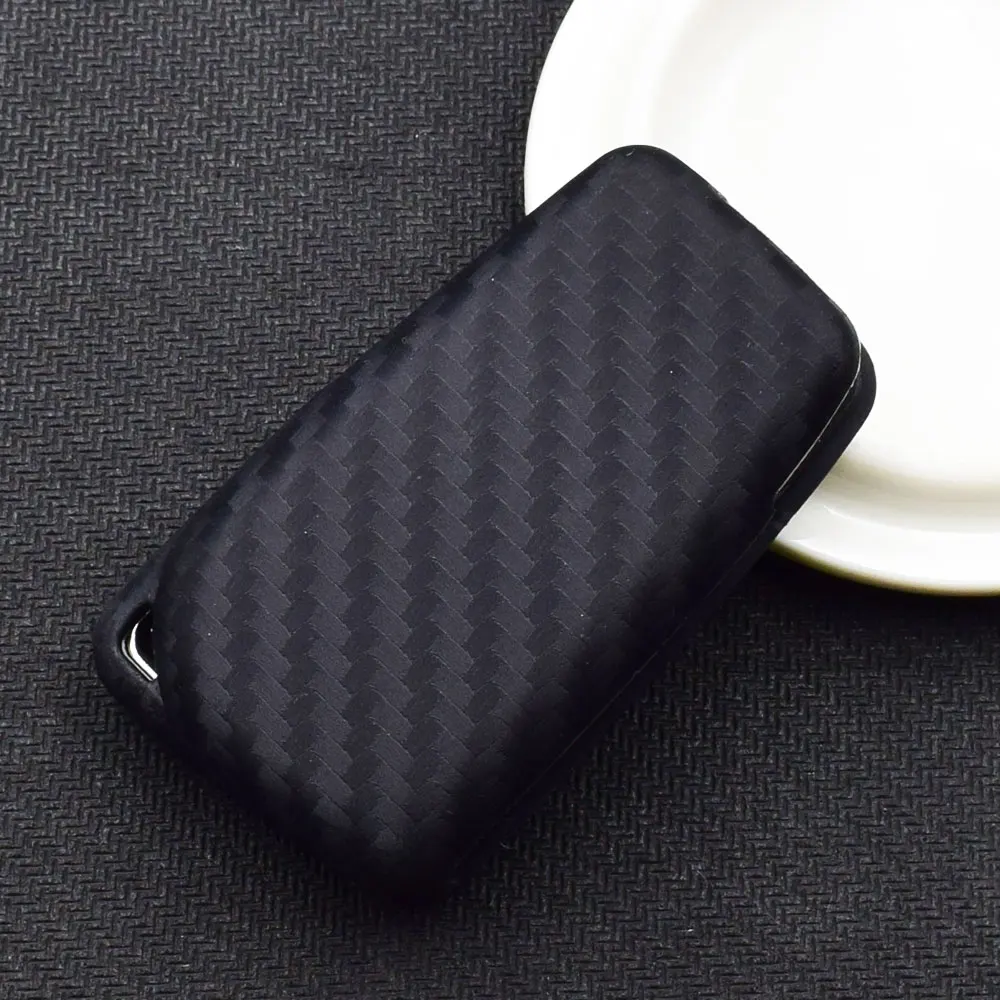 Carbon Fiber Pattern Silicone Car Key Case for Toyota Auris Corolla Avensis Verso Yaris Aygo Scion TC IM 2015 2016 Remote Cover |