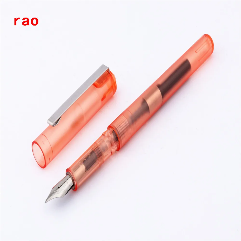 JINHAO 991, прозрачный цветной перьевая ручка для школьников и офиса, Новинка