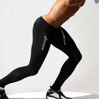 Летние мужские штаны для бега, баскетбольные колготки, Компрессионные Леггинсы для бега, спортивные быстросохнущие дышащие брюки, штаны дл...