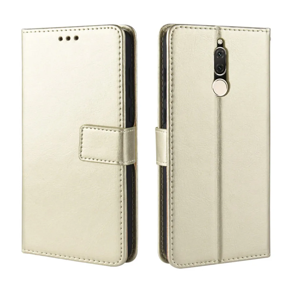 Чехол для Huawei Mate 10 Lite с двумя Sim картами Роскошный кошелек из искусственной кожи