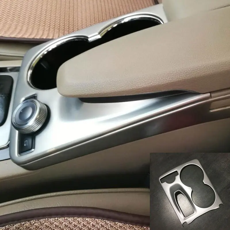 Автомобильная внутренняя отделка подлокотника панель стальная наклейка Крышка