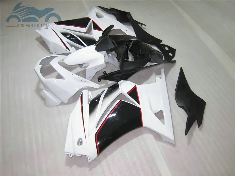 Индивидуальный комплект обтекателей для Kawasaki Ninja 250r 2008 2014 EX250 2009 2010 2011 2012 ZX 250 белый