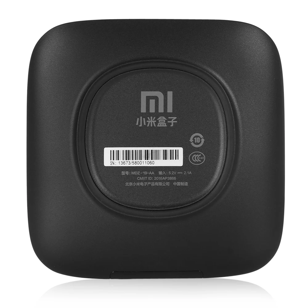 Китайская версия Оригинал Сяо Mi 3 S ТВ коробка 4 К 64bit Android 6.0 media player ядра Amlogic S905X dolby