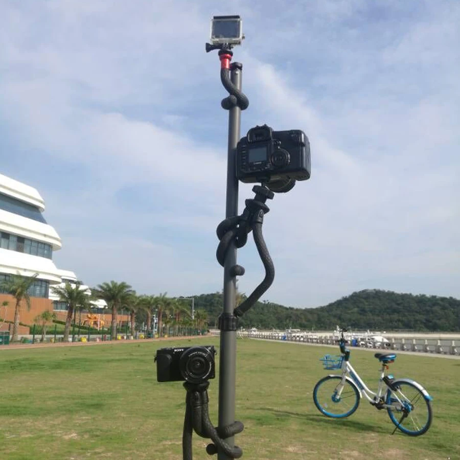 BePhotofone Осьминог смартфон штатив Гибкая подставка адаптер Gorillapod для Gopro Hero 6 5 sj40
