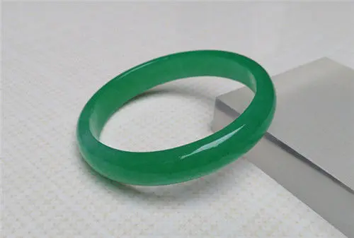 NATURAL CERTIFICATION GRADE BOUTIQUE GREEN CHALCEDONY AGATE JADE BRACELET 64MM NEW | Украшения и аксессуары
