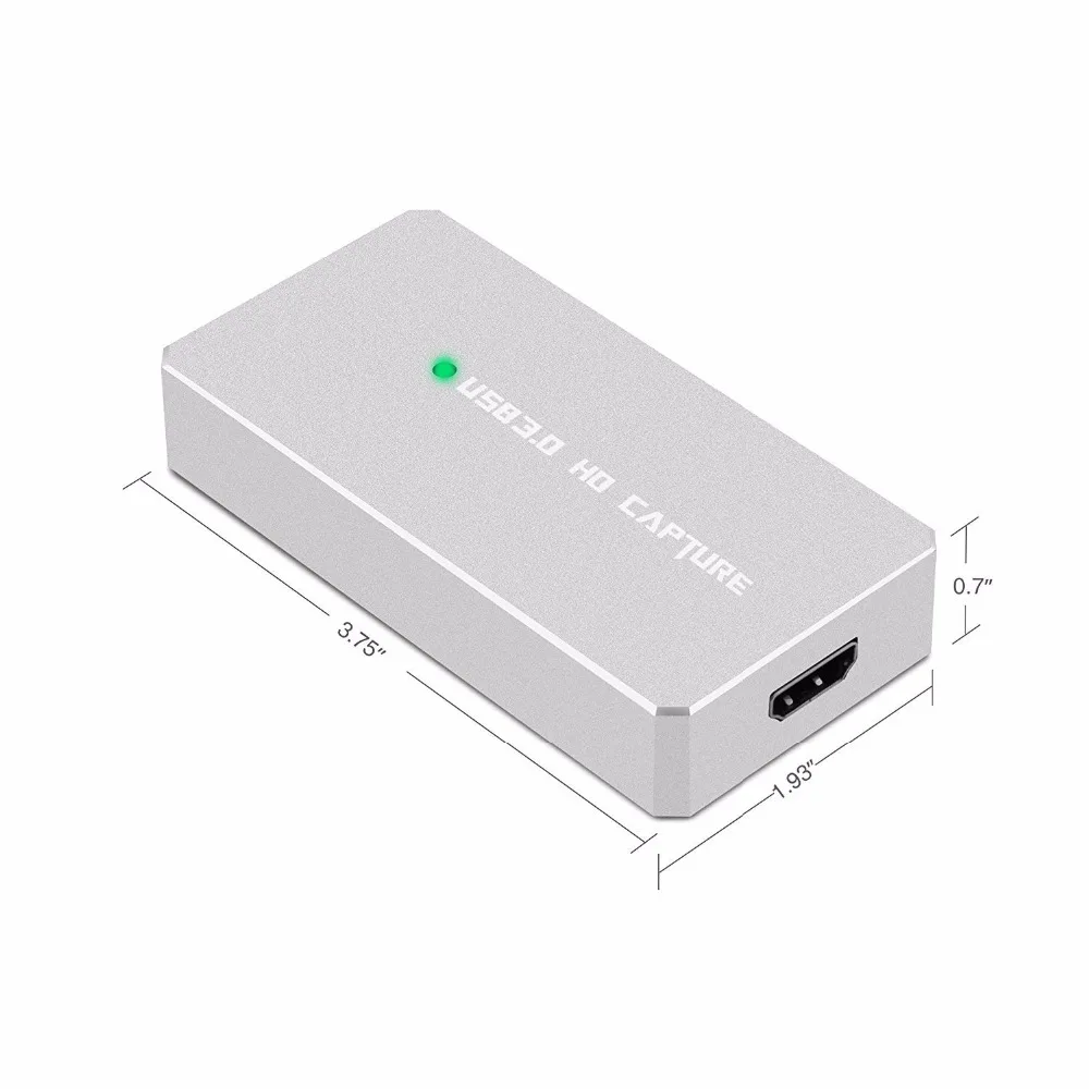 Hdmi-usb 3,0 карта видеозахвата 1080P 60 прямая трансляция для PS3 PS4 XBox телефон игры встречи потоковая запись Skype Youtube