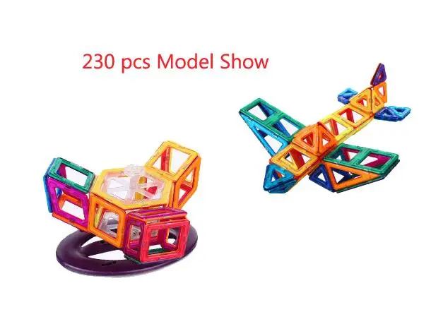 230 шт. похожие 3D магнитных блоков строительство комплекты игрушки комплект