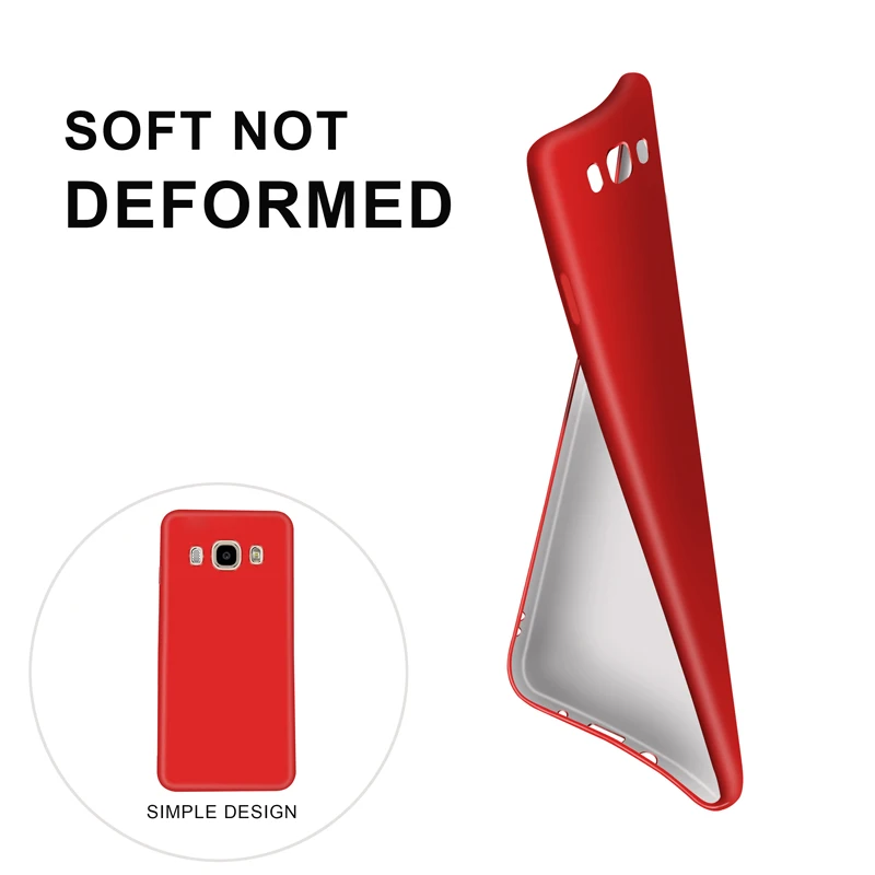Jderv силиконовый чехол для Samsung Galaxy J3 J5 A3 A5 2016 2017 ультра тонкий мягкий матовый ТПУ