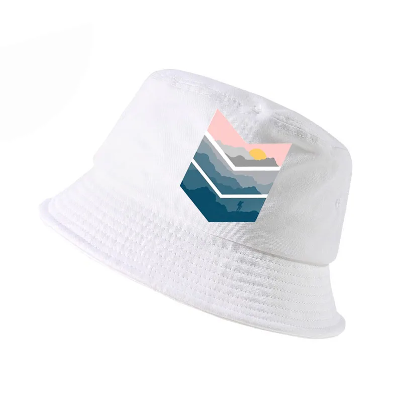Новые 2019 мужчин Для женщин Мода mountain печатных Рыбак cap Harajuku поп Забавный Панама