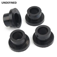 4pcs black motorcycle handlebar bushing riser insert replacement for harley touring electra glide dyna softail sportster xl