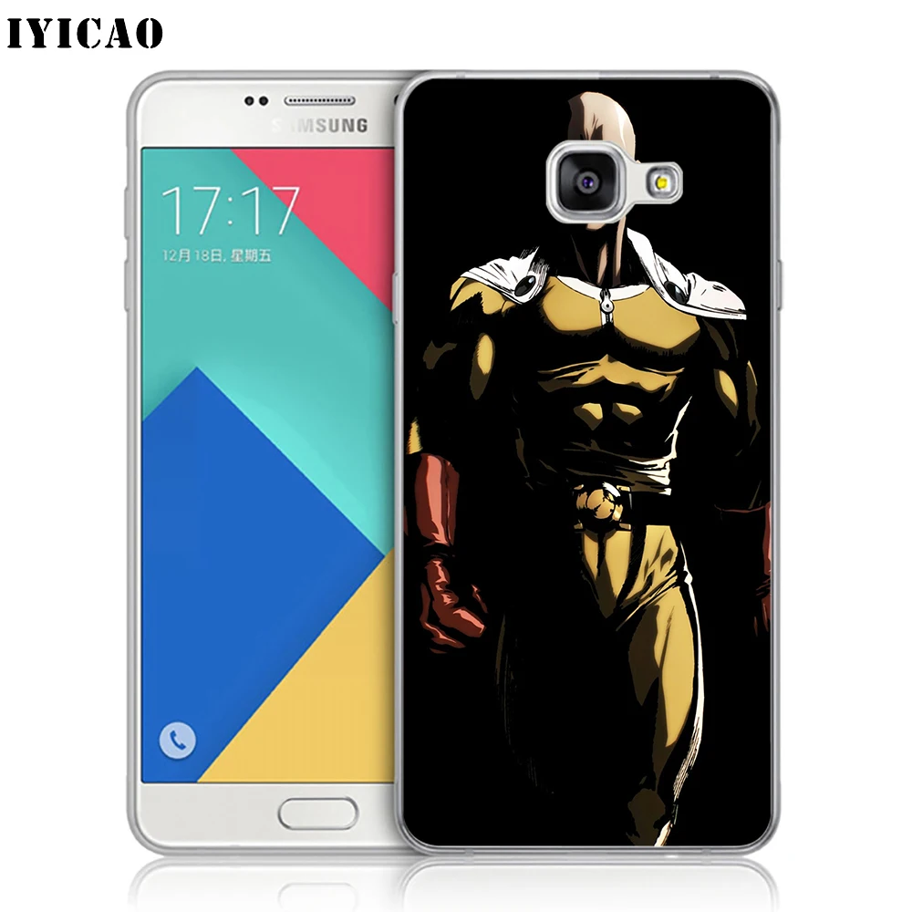 IYICAO One Punch Man Saitama Мягкий силиконовый чехол для телефона Samsung A10 A30 A40 A50 A70 M10 M20 M30 TPU |
