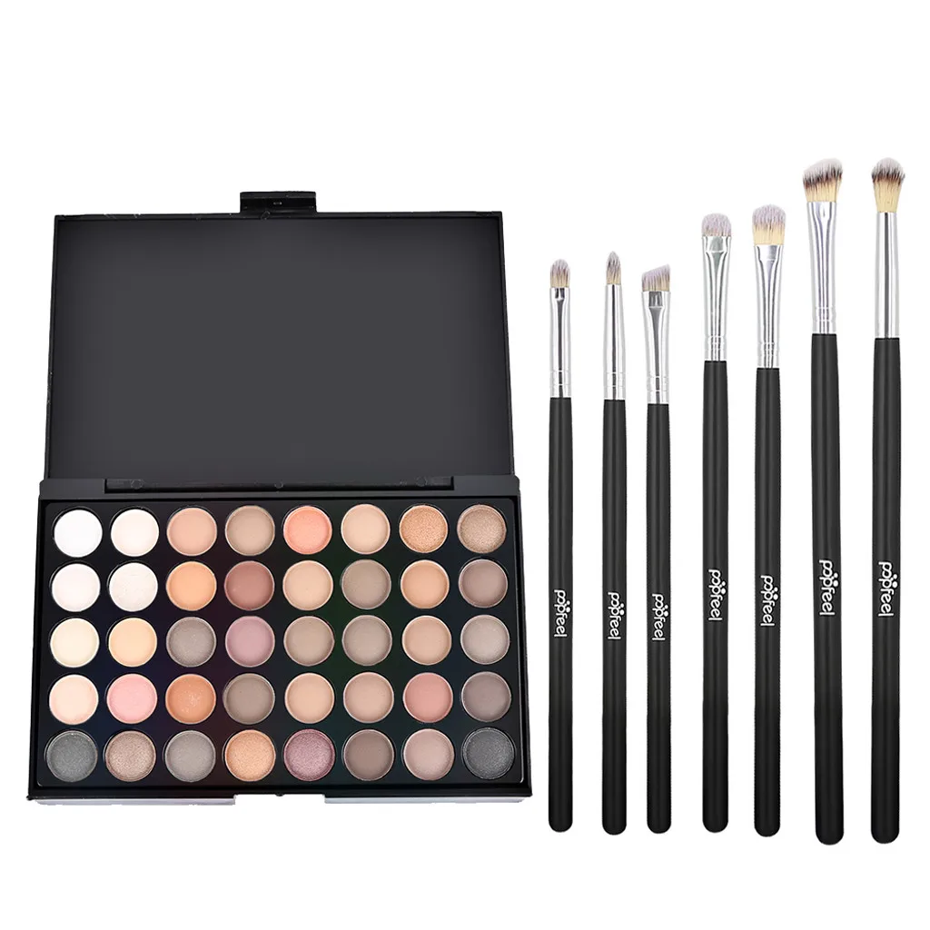 Новинка 40 цветов для &quotСмоки Айз&quot макияж матовый блеск Тени век алмазное