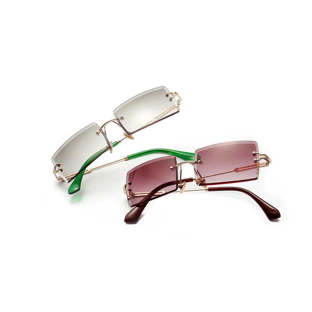

Joubas Sunglasses Men/Women 2019 Rectangle Rimless Transparent Sun Glasses Vintage Luxury Eyewear Trendy Brand Designer Shades