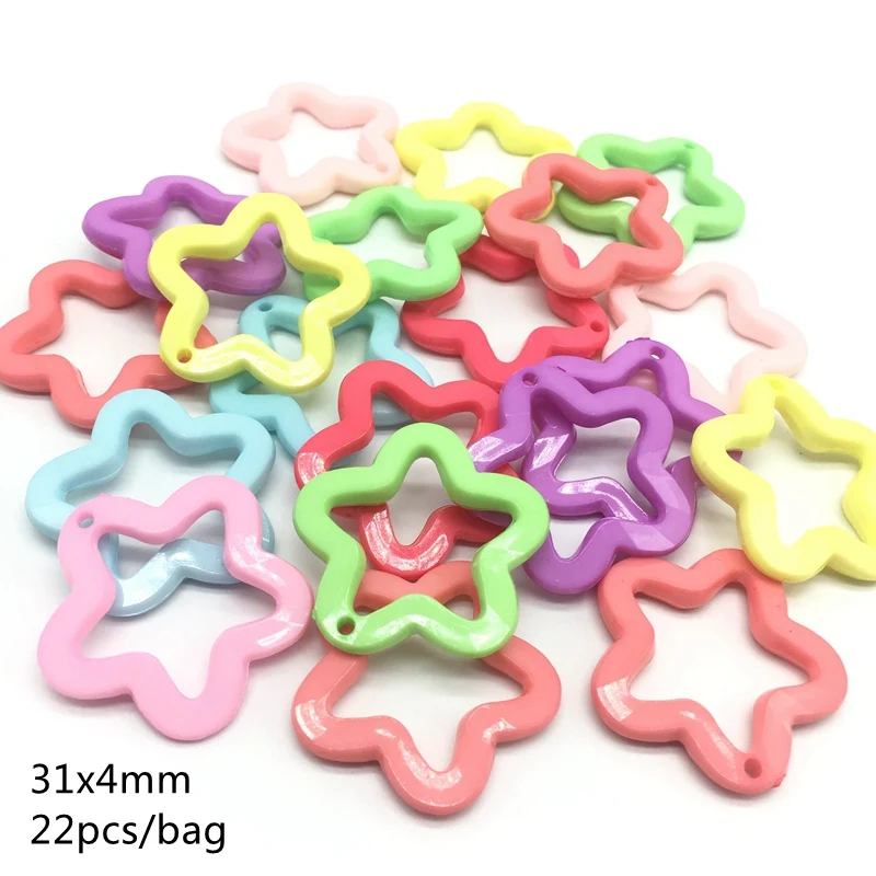 Meideheng акриловые однотонные пятилепестковые пустотелые цветы для изготовления