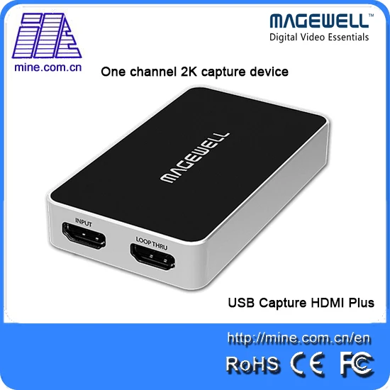 Новое поступление 2017 ЗАХВАТ USB Magewell HDMI Plus поддержка 4K входа для PS4 Pro захват