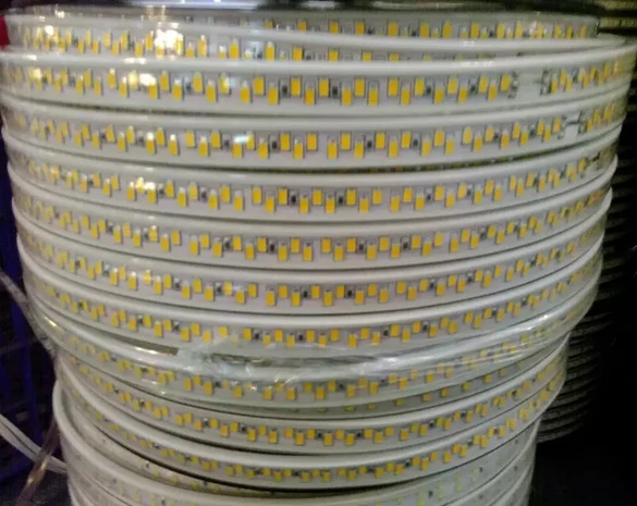 Светодиодный светящийся флюс 5730 SMD 100 м 240 светодиодный ленточный светильник 180 120