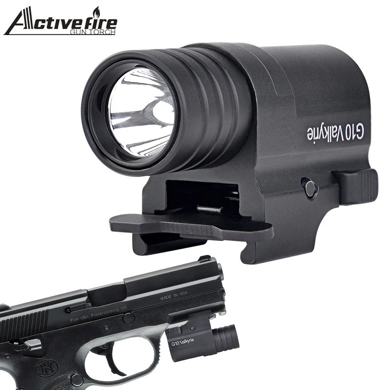 Cree XPL HI 1200lm фонарь светильник лампа с двойным переключателем индикатор питания пистолет тактический пистолет фонарь из алюминиевого сплава крепление для пистолета 17-30 мм