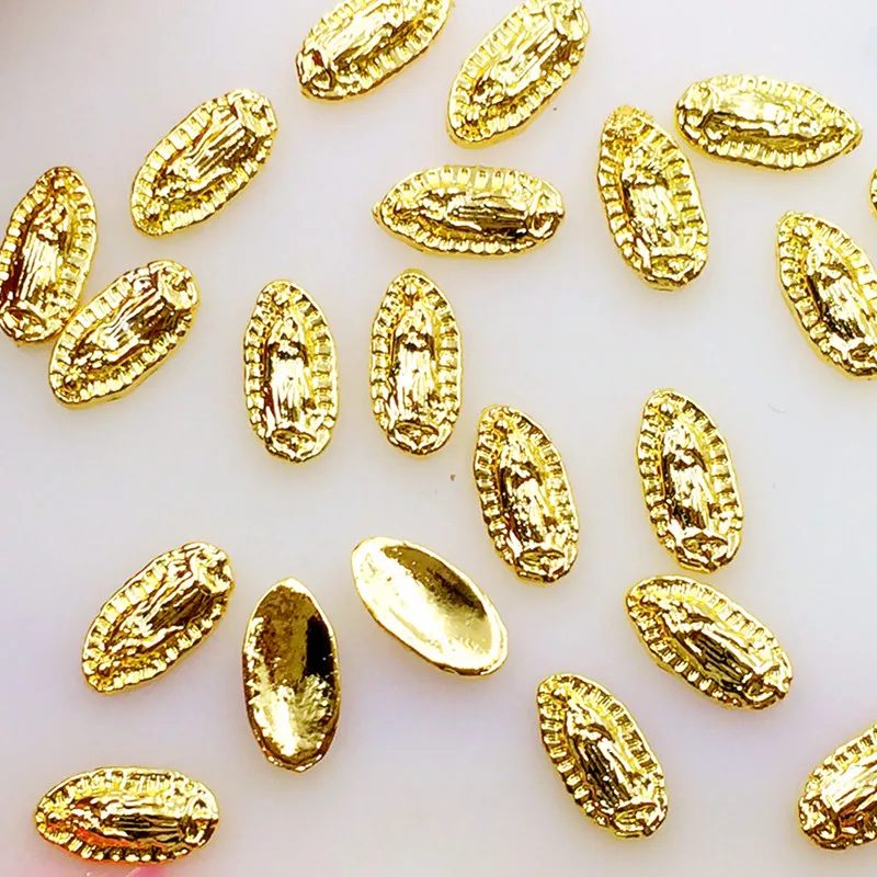 5 шт./упак. Япония Корея сплав для маникюра книги по искусству 3D цвета: золотистый