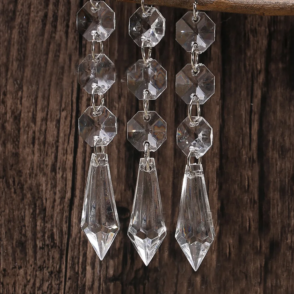 20 шт. гирлянда из восьмиугольных бусин 15 см (H)|strand pelletizers|garland necklacegarland steel |