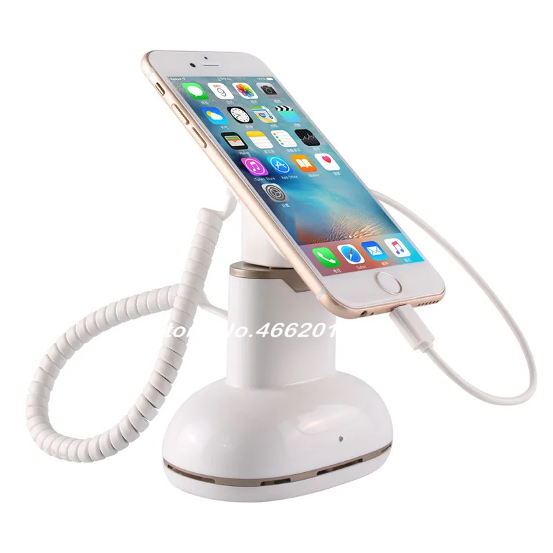 Подставка для мобильного телефона с защитой от кражи белая система цифровой