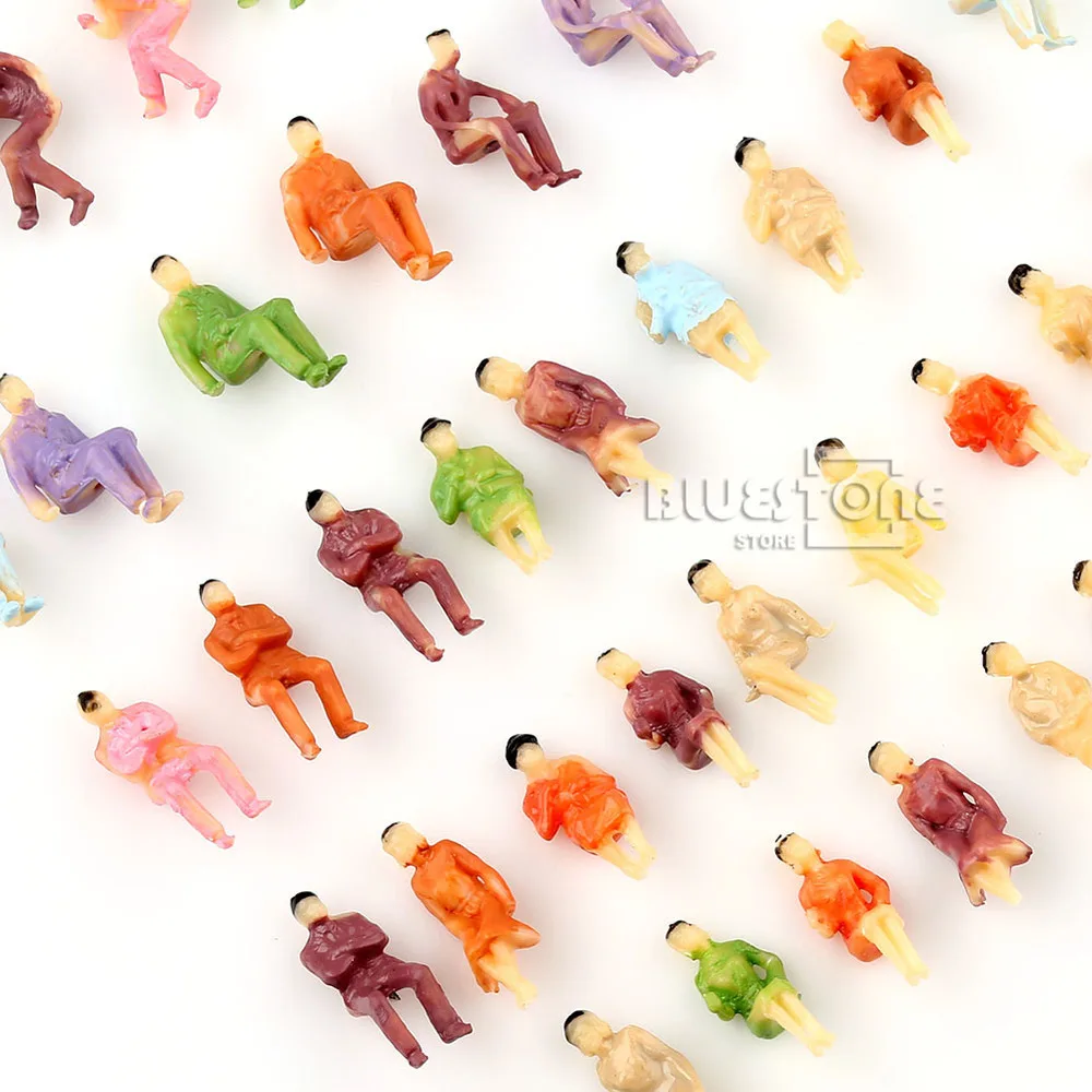 50 шт. в масштабе HO все сидя фигурки пассажиров 1:100 Новинка|ho scale|figures peoplepeople figures |