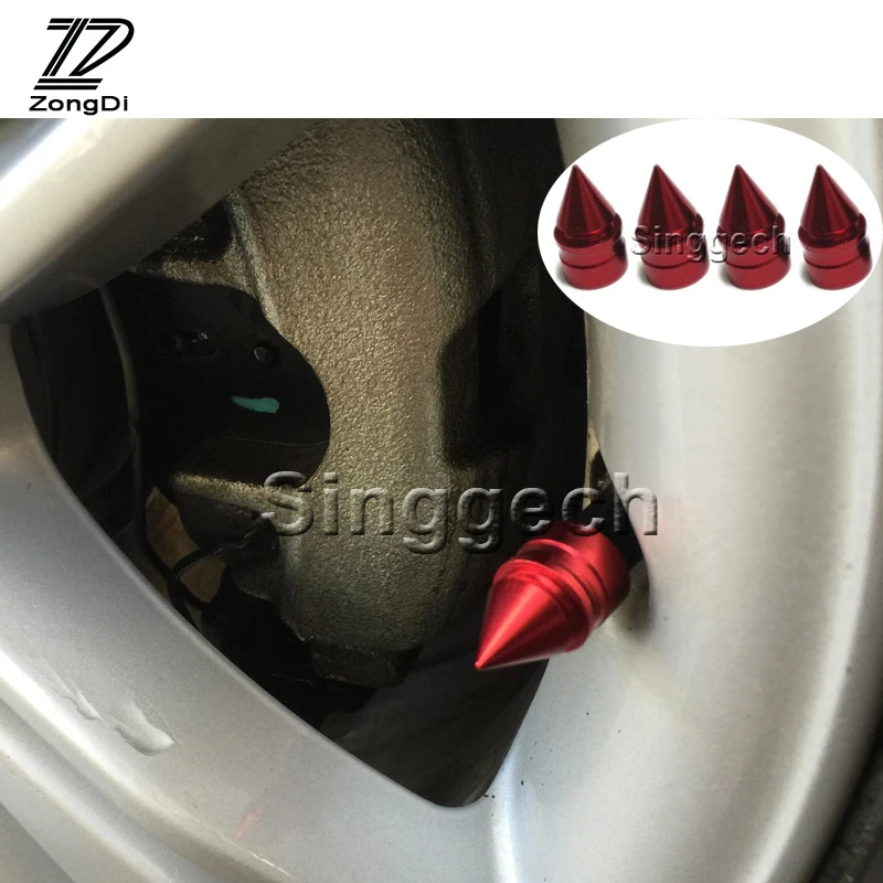 ZD 4 шт. колпачки для автомобильного клапана в форме башни Mini Cooper Volkswagen VW Polo Passat B6 B7