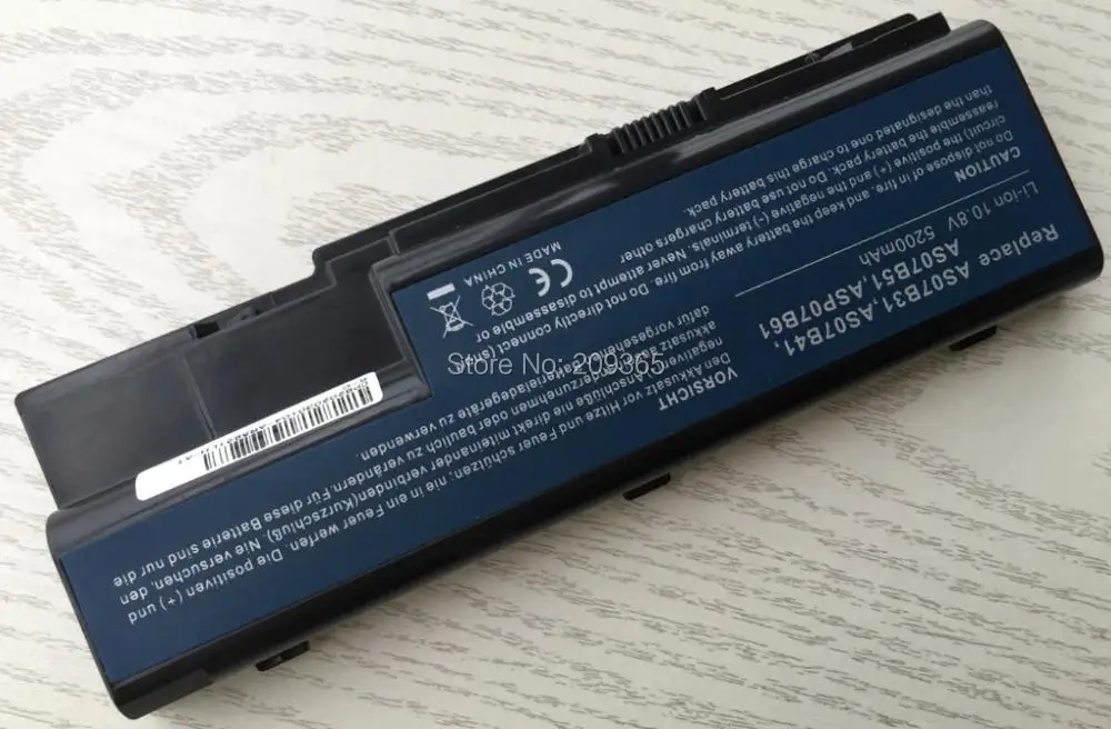 Аккумулятор для ноутбука Acer Aspire 6920G 6930 7220 7530G 7540 7720G 7720Z 7730Z 7738 7740G 5300 5720G 5730 5739 5940|battery