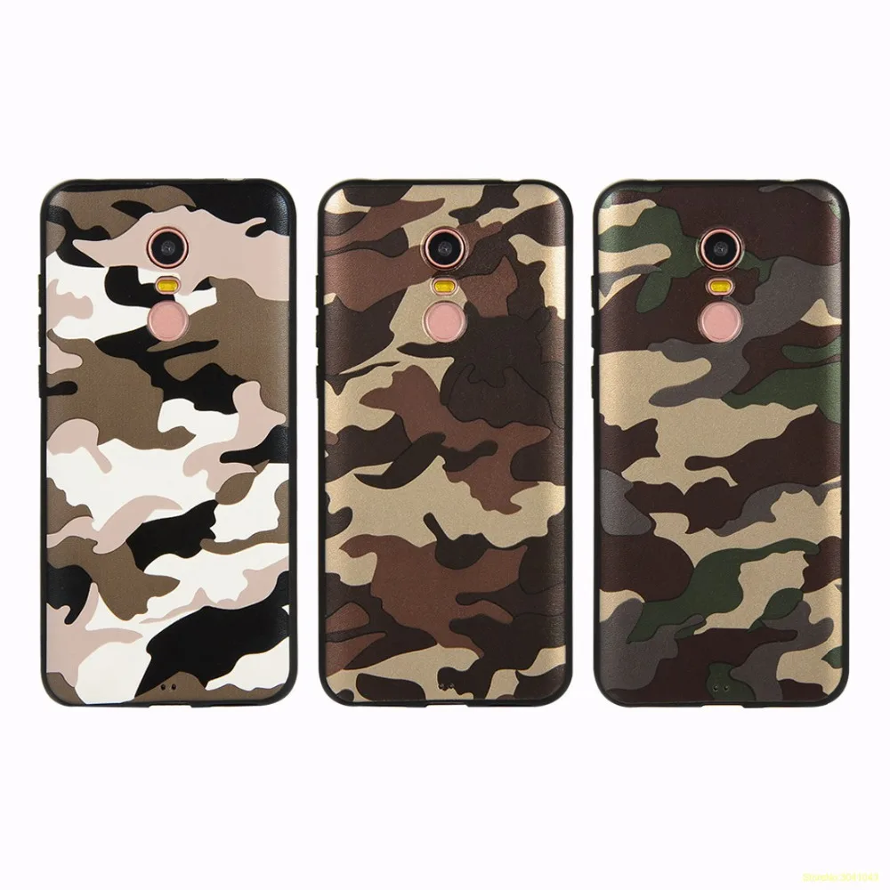 3 kinds ArmyGreen Camouflage pattern Soft Silicone TPU phone case For Redmi 4A 4X 5 Plus 5A cover caso etui |