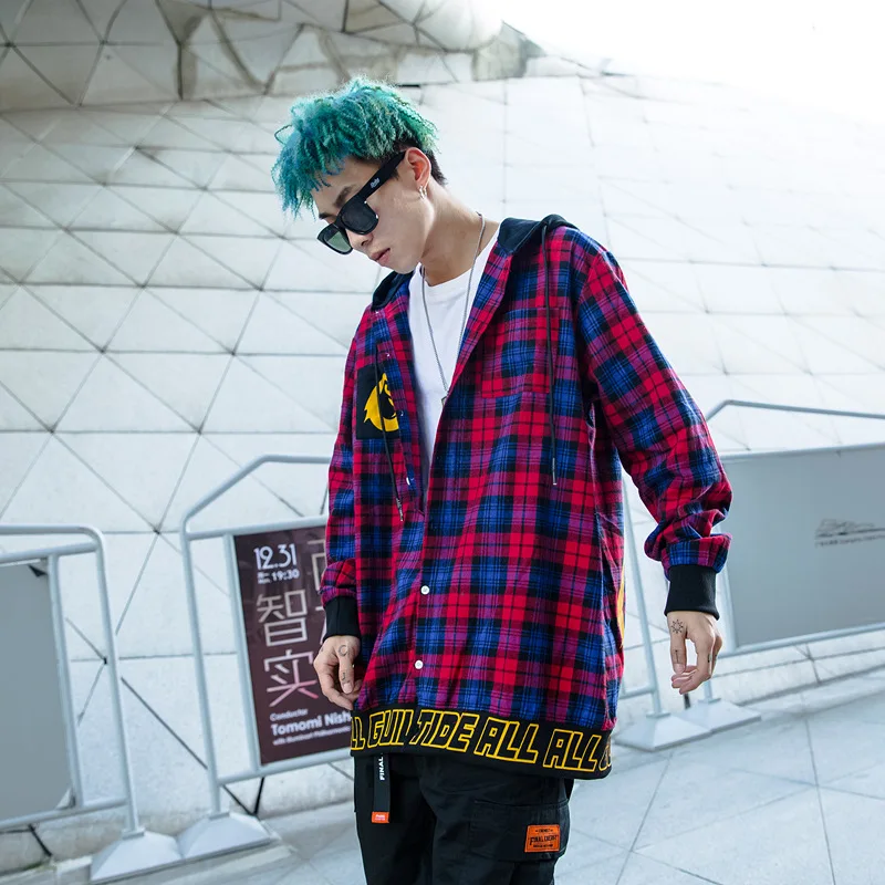 Забавные 3d принтованные зимние длинные стильные рубашки для мужчин Harajuku уличная