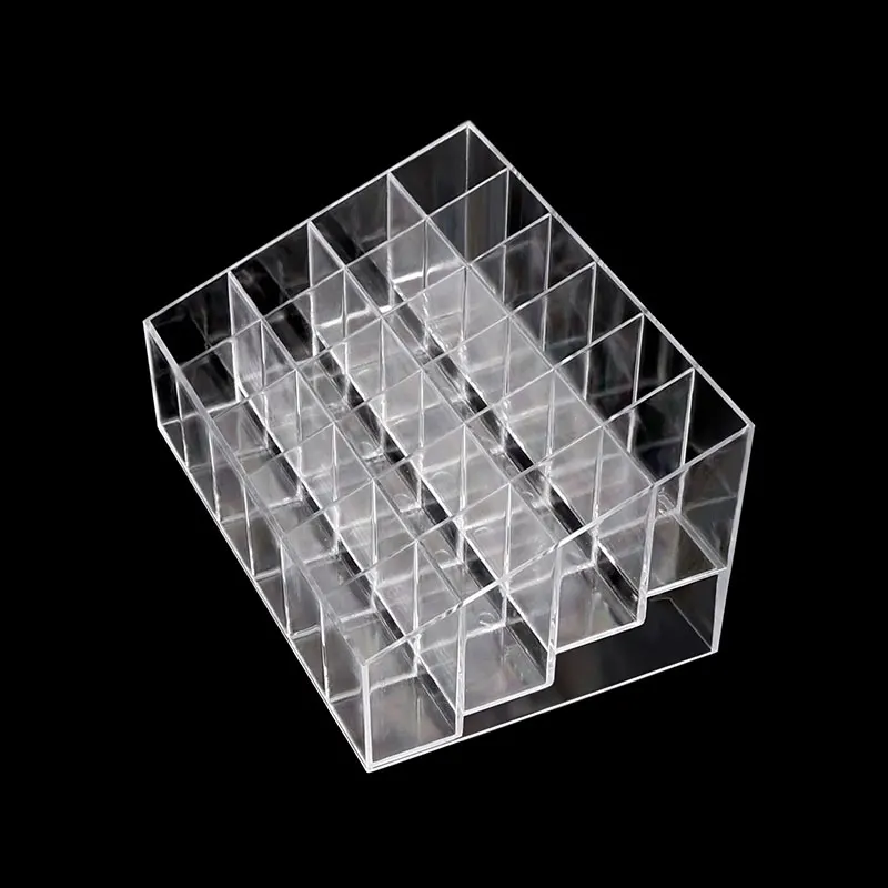 ABEDOE 24 Grid коробка для хранения помады подставка дисплея акриловый косметический