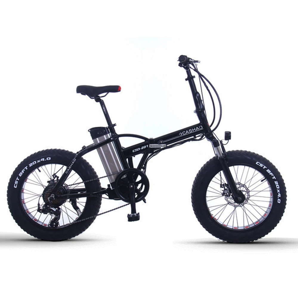 20 дюймов Электрический горный велосипед 48V350W-500 Wfat ebike 4 0 шины для снега
