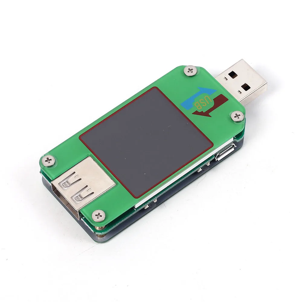 UM24 USB 2 0 IC тестер Вольтметр Амперметр ЖК-цифровой мультиметр-термометр измеритель